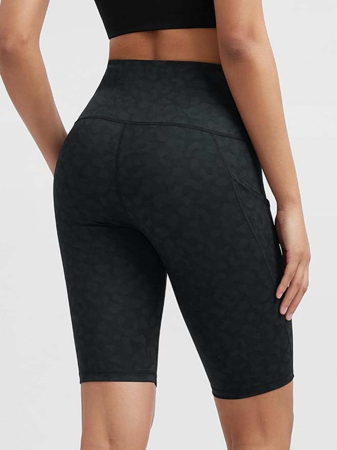 ODODOS Women's Tummy Control Biker Shorts 2.0 with Pockets High Waist Athletic Workout Yoga Shorts-3.5''/ 5"/ 8" / 10" Inseam