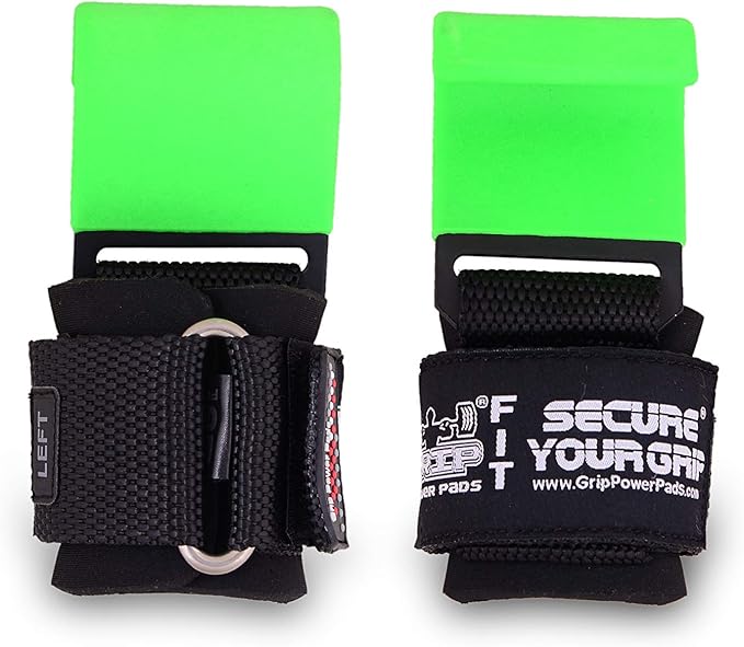 Premium Weight Lifting Hooks & Straps for Pull Ups & Deadlifts - Padded, Heavy Duty, Power Lifting Grips for Men & Women