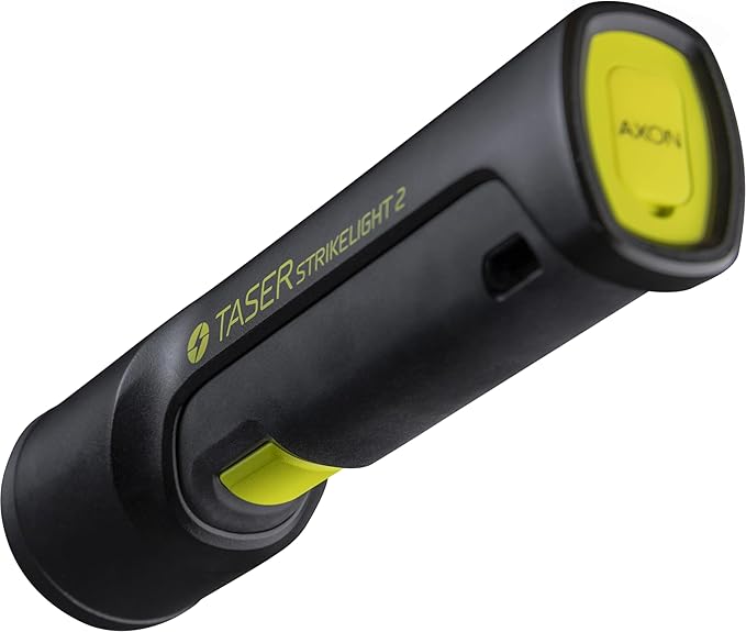 TASER StrikeLight 2 Rechargeable Self-Defense Flashlight with Painful 10 µC Stun Charge | Portable, Lightweight Protection for Running, Jogging, Pet Walking, Camping, Hiking, and Outdoors