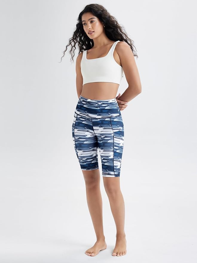 ODODOS Women's Tummy Control Biker Shorts 2.0 with Pockets High Waist Athletic Workout Yoga Shorts-3.5''/ 5"/ 8" / 10" Inseam