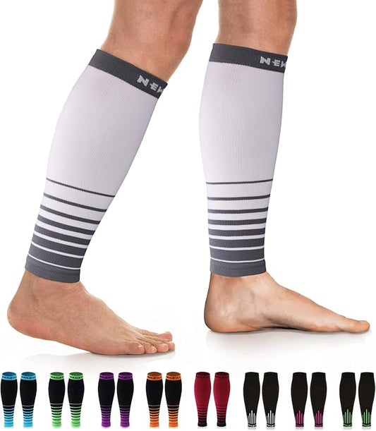 NEWZILL Compression Calf Sleeves (20-30mmHg) for Men & Women Perfect Option to Compression Socks for Running Travel Nursing