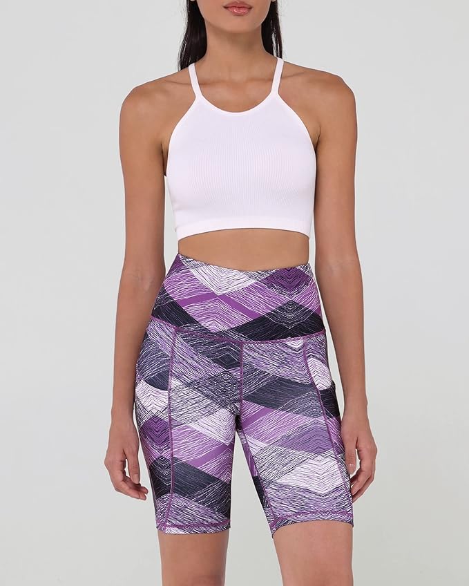 ODODOS Women's Tummy Control Biker Shorts 2.0 with Pockets High Waist Athletic Workout Yoga Shorts-3.5''/ 5"/ 8" / 10" Inseam