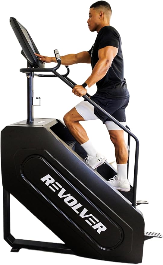 The Revolver - Cardio Equipment for Gym and Home Workout - Body Fitness Stair Climber for Stepper Exercise