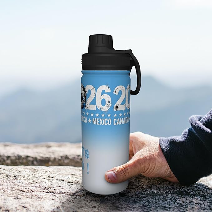 2026 new World Cup sports water bottle - 18oz Water Bottle Designed for Everyday - Sports Games, Bike Rides, Work (Style 4)