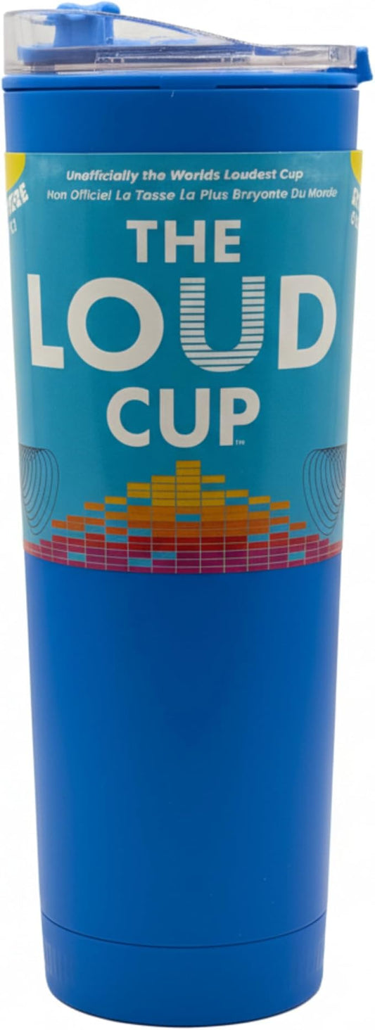 The LoudCup Reusable Water Bottle – 2-in-1 Travel Tumbler & Noisemaker – BPA-Free, Blow Horn & Cup with Slide Lid – Perfect for Sports Events, Game Day, Tailgating & Parties