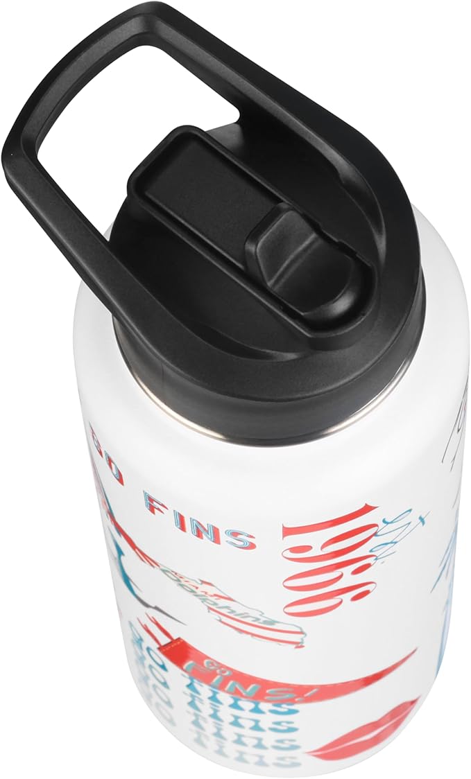 The Memory Company Officially Licensed NFL 34oz Water Bottle - Premium Stainless Steel Double-Wall Insulated, Leakproof Design