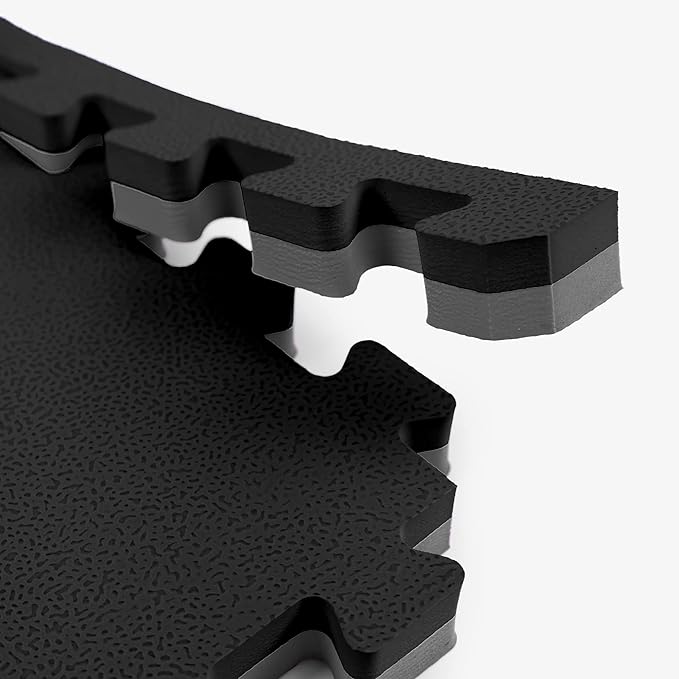 FlooringInc's 1" Thick Foam Tiles, 3'x3' or 2'x2' Reversable Interlocking Tiles, Ideal Yoga Mat, Gymnastics Mat, Workout Mat for MMA and Jiu Jitsu Training