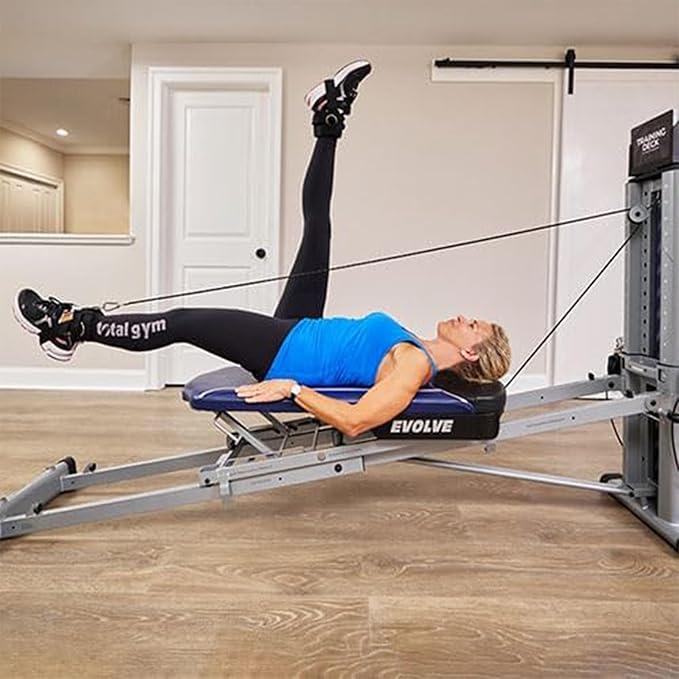Total Gym Workout Machine, Home Exercise Equipment Portable Fitness Machine for Body Weight Training
