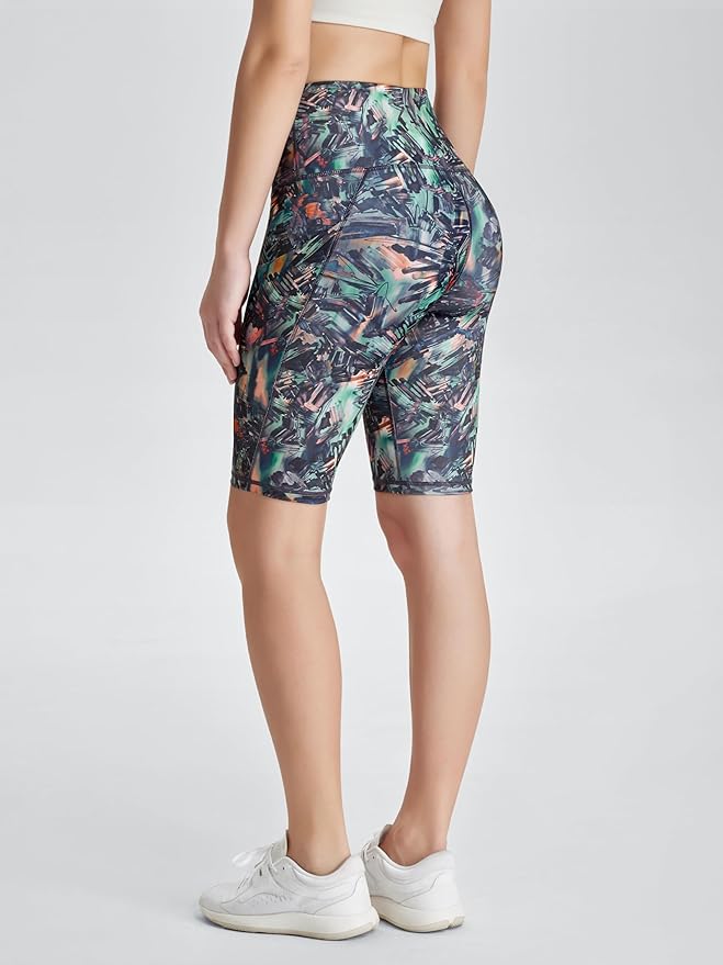 ODODOS Women's Tummy Control Biker Shorts 2.0 with Pockets High Waist Athletic Workout Yoga Shorts-3.5''/ 5"/ 8" / 10" Inseam