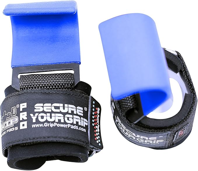 Premium Weight Lifting Hooks & Straps for Pull Ups & Deadlifts - Padded, Heavy Duty, Power Lifting Grips for Men & Women