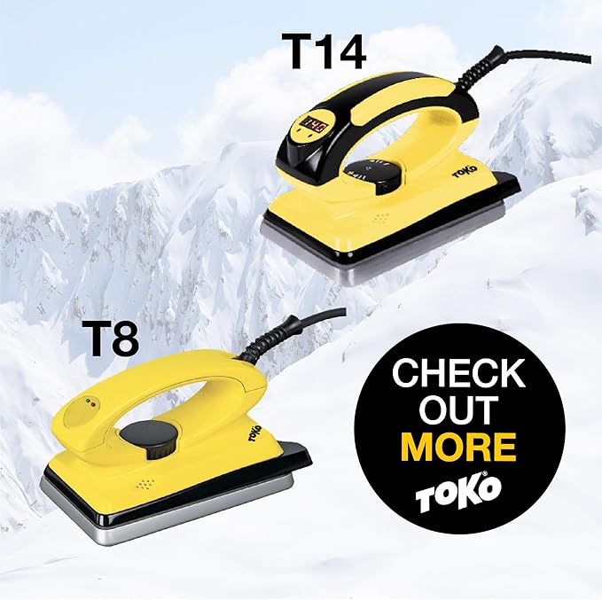 TOKO T18 Digital Racing Iron – World Cup Service Level Precision Waxing Tool for Professionals - 110v for use in the USA