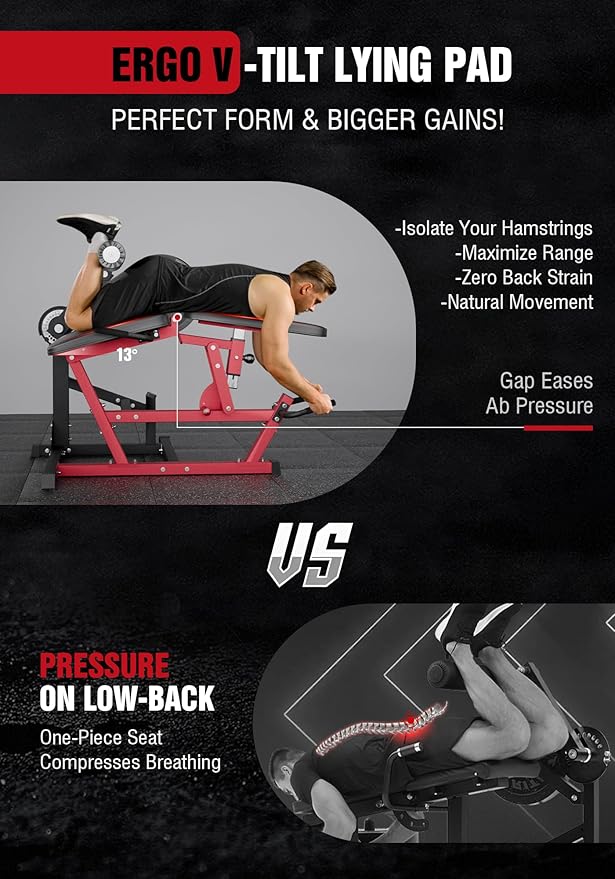 Mikolo Leg Extension and Curl Machine, Adjustable Leg Curl Machine, Seated Leg Extension and Lying Curl Machine for Home Gym, Leg Workout Equipment with Cable System