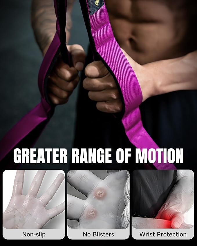 MANUEKLEAR Tricep Rope Cable Attachment Handles, Greater Range of Motion, Tricep Pull Down Rope for Push Downs, Crunches, Facepulls for Professional Gym
