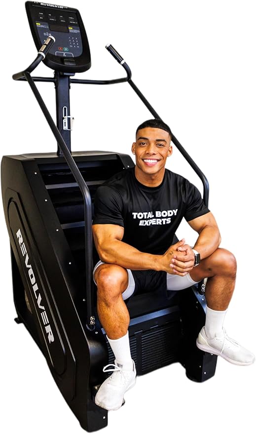 The Revolver - Cardio Equipment for Gym and Home Workout - Body Fitness Stair Climber for Stepper Exercise