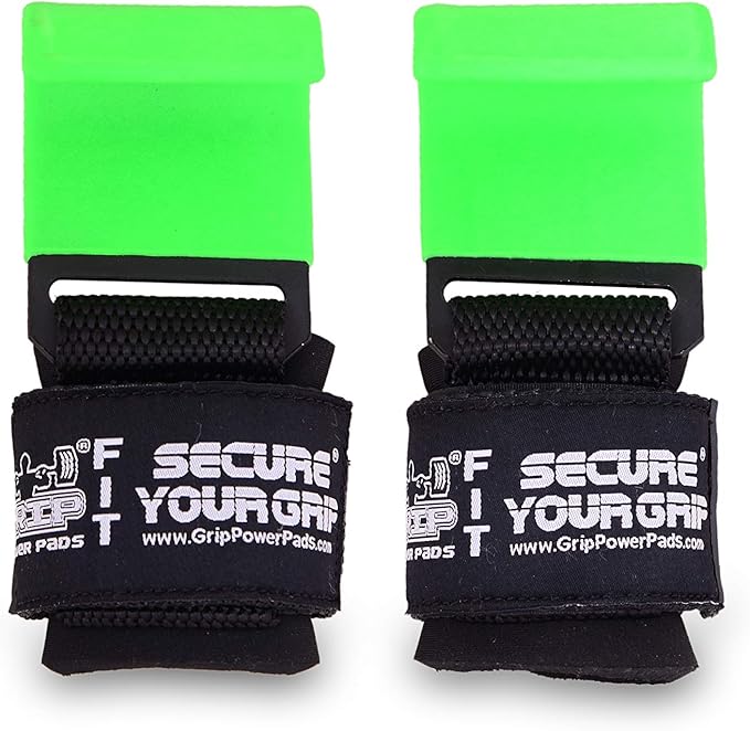 Premium Weight Lifting Hooks & Straps for Pull Ups & Deadlifts - Padded, Heavy Duty, Power Lifting Grips for Men & Women