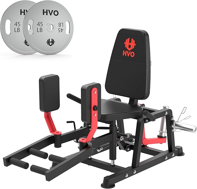 HVO Hip Adduction Abduction Machine: Abductor Adductor Machine-Inner and Outer Thigh Machine Glute Machines Thigh Master for Hip Abduction with 6 Levels Gear System Glute Machines