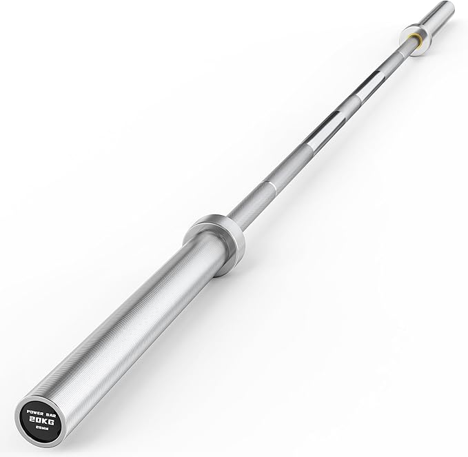 Olympic Barbell, 45lb/35lb 2-inch Weight Bar for Bench Press, 7ft/6.5ft Olympic Bar, 1000 lb/1500 lb High-Capacity, Hard Chrome, Knurled Grip, Strength Training Deadlift Weightlifting Squat