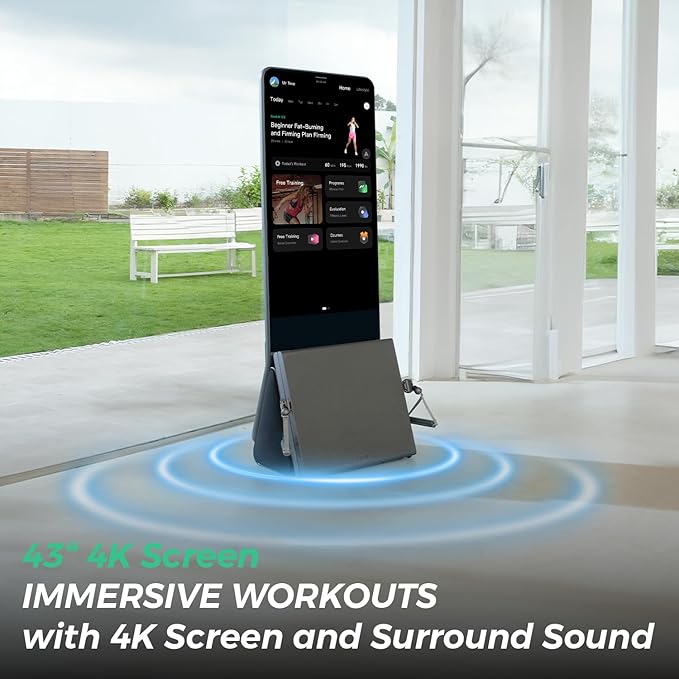 AEKE Smart Home Gym System- Fitness Mirror K1: AI-Powered All-in-One Fitness Machine for Full-Body Strength Training and Personalized Workout