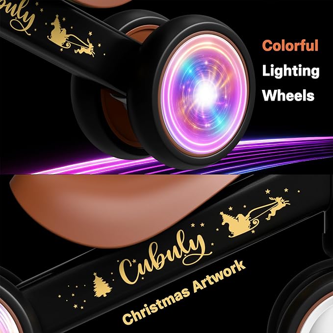 Baby Balance Bike for 1-3 Year – First Birthday Boy Girl Gifts 12-36 Month Mini Bike|Colorful Lighting Wheels|Ride on Toys |Toddler Balance Bike 1-3 Indoor/Outdoor Bike