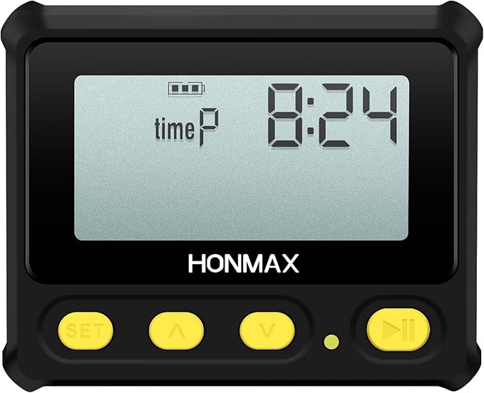 8200 Interval Timer and Stopwatch, Backlight, USB-C Charged, Clock