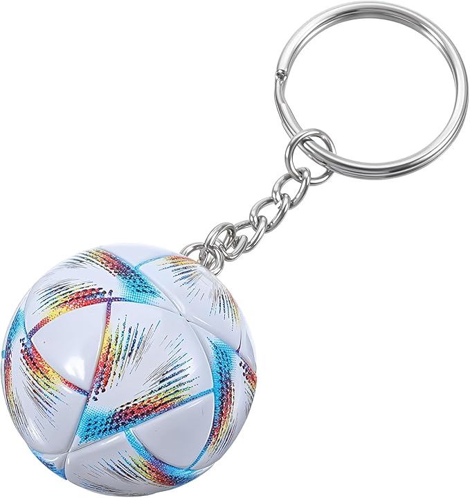 Soccer Keychain, Soccer Ball Keychain, Football Key Chain for Boys, Sports Fan Keyring for Backpacks Hanging Decoration, Sports World Cup Football keychains