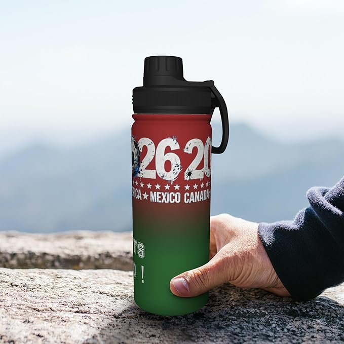 2026 new World Cup sports water bottle - 18oz Water Bottle Designed for Everyday - Sports Games, Bike Rides, Work (Style 1)