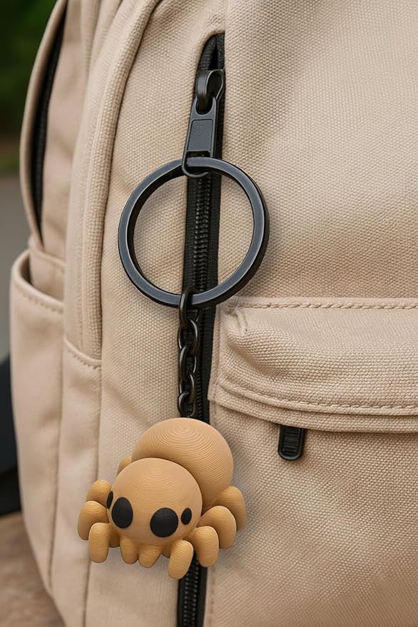 3DPrinted Animal Keychain-Wildlife Key Ring-Nature Lovers-Cute Keyring for Keys Bag Purse Unique Gift for Kids Animal Lovers