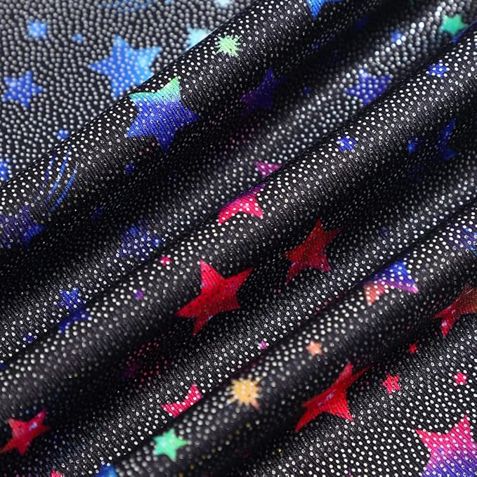 HOZIY Gymnastics Leotards for Girls with Shorts Toddlers Biketards Rainbow Unicorn Dinosaur Mermaid Leopard Flower Galaxy