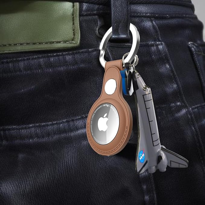 Cute Keychains for Backpacks, NASA Space Shuttle Keychain, Astronaut Airplane Key Chain, Colorful PVC Key Ring