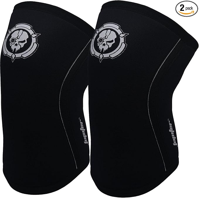 Knee Sleeves (1 Pair), 7mm Compression Knee Braces for Squats,Weightlifting,Powerlifting,Cross Training for Men & Women (X-Large)