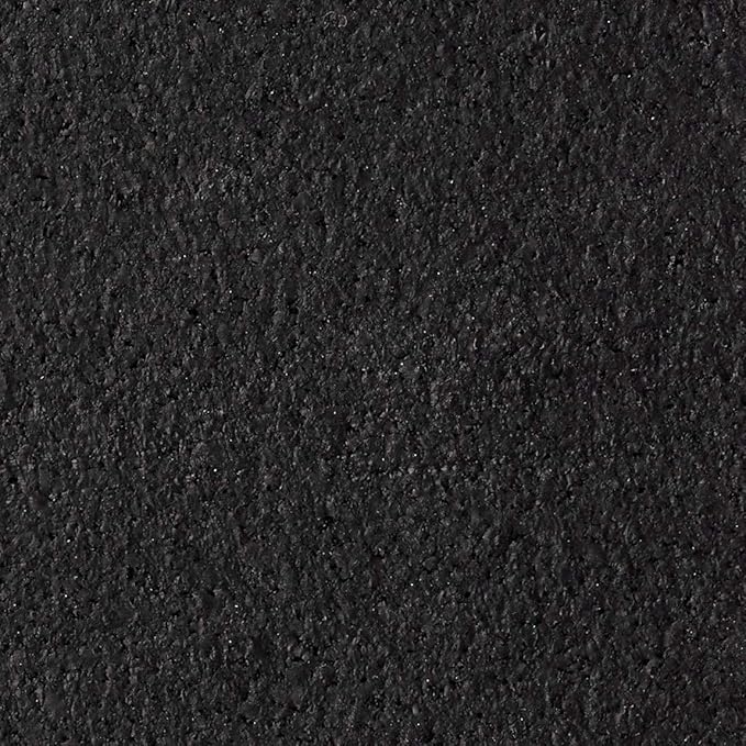 Playsafer Genaflex Lite Rubber 8mm Interlocking Tiles for Gym Flooring, Exercise Equipment, Exercise Areas - 20" X 20" (Black, 1 Tile - 2.7 Sq. Ft.)
