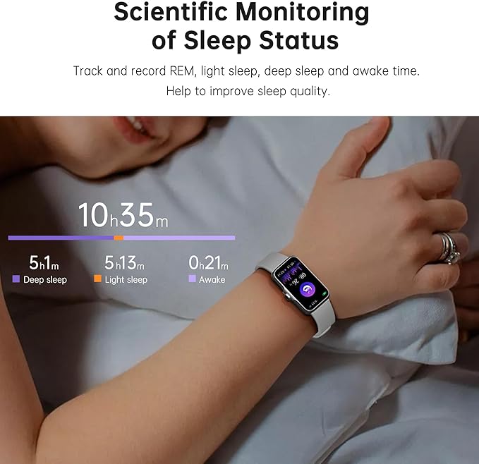 Health Fitness Tracker, Smart Watch with 24/7 Heart Rate and Blood Oxygen Monitor, Sleep Tracker with IP68 Waterproof, Activity Tracker Pedometer Step Counter for Women Men (Gray)