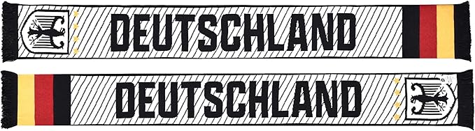 Euroscarves Germany Deutschland Recycled Cotton Soccer Knit Scarf