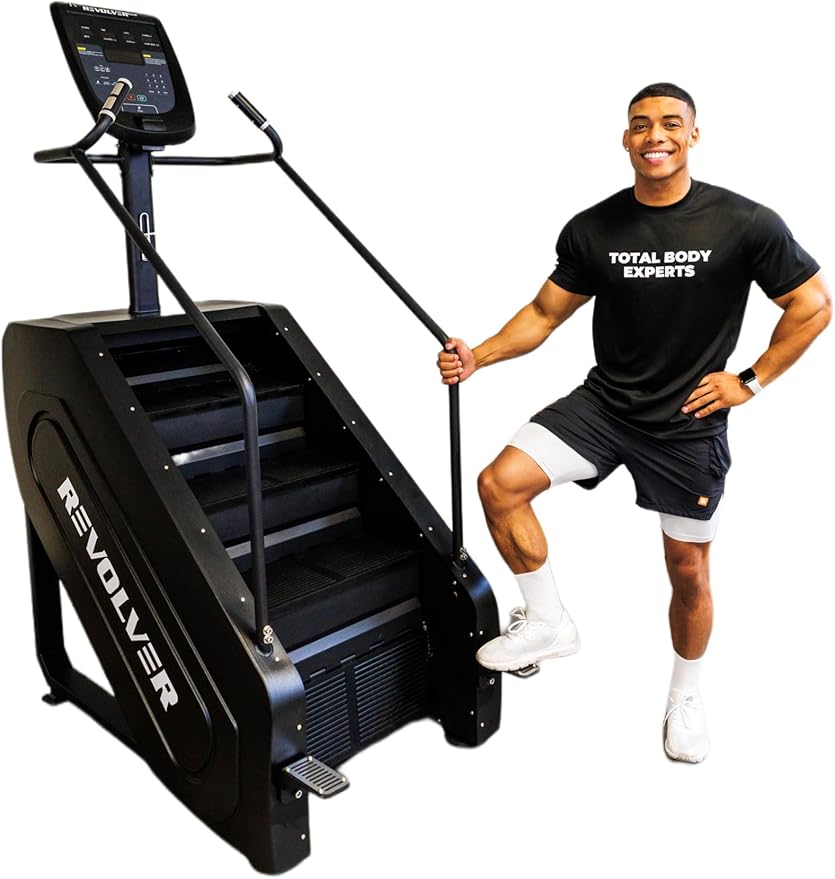 The Revolver - Cardio Equipment for Gym and Home Workout - Body Fitness Stair Climber for Stepper Exercise