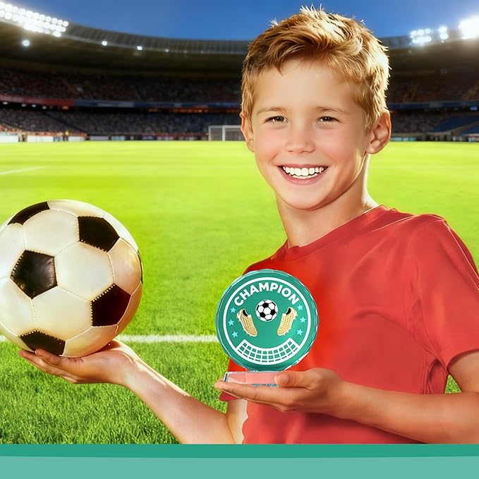 Crystal Trophy Award for Kids & Adult, Champion Football Baseball Soccer Basketball Sports Winner Trophies, Award Trophy for Sports Championships Tournaments Award Competitions Rewards Prizes