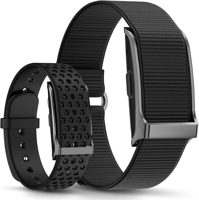 Smart Health Wristband, All-Day Continuous Heart Rate Blood Pressure Stress HRV Monitor, Improve Sleep, Wearable Activity & Fitness Tracker, 120+ Sports Modes, 60-Day Battery, with Free App