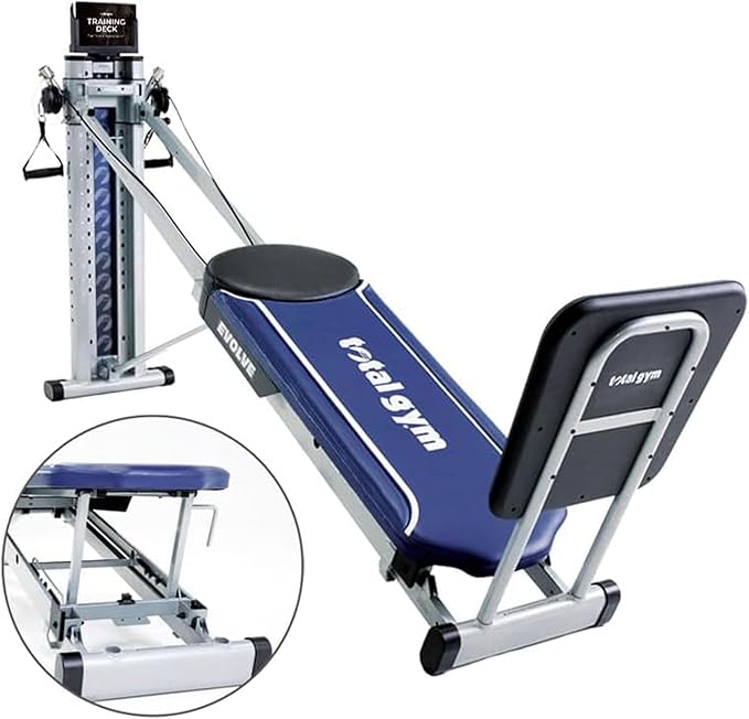 Total Gym Workout Machine, Home Exercise Equipment Portable Fitness Machine for Body Weight Training