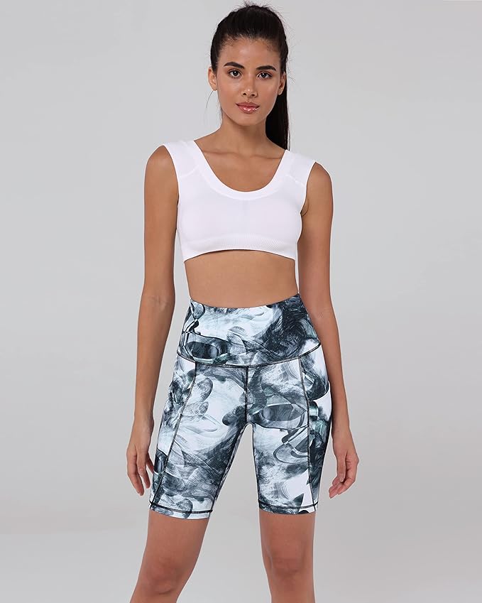 ODODOS Women's Tummy Control Biker Shorts 2.0 with Pockets High Waist Athletic Workout Yoga Shorts-3.5''/ 5"/ 8" / 10" Inseam