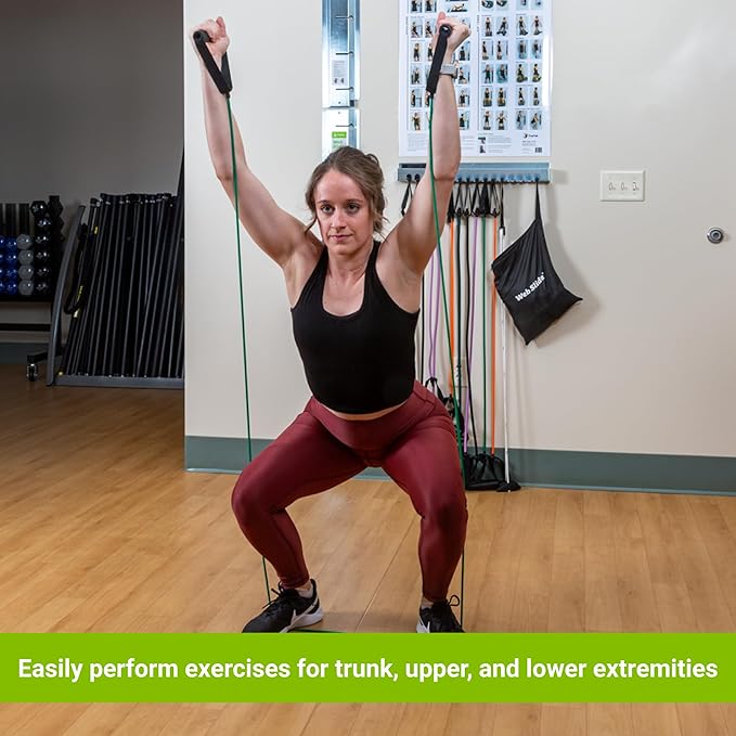 Web Slide 3-Pack Basics Rail System with Storage Rack, Stainless Steel - Perfect for Dynamic Warm-ups, CrossFit, Stretching, and Strength Building - Physical Rehab Equipment for Clinic, Home, or Gym
