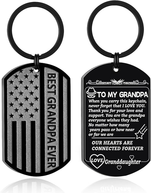 Stocking Stuffers- Football/Baseball/Soccer/Basketball Keychain for Men Baptism Confirmation Mens Gifts