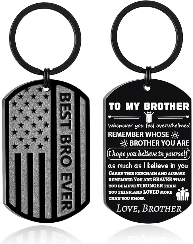 Stocking Stuffers- Football/Baseball/Soccer/Basketball Keychain for Men Baptism Confirmation Mens Gifts