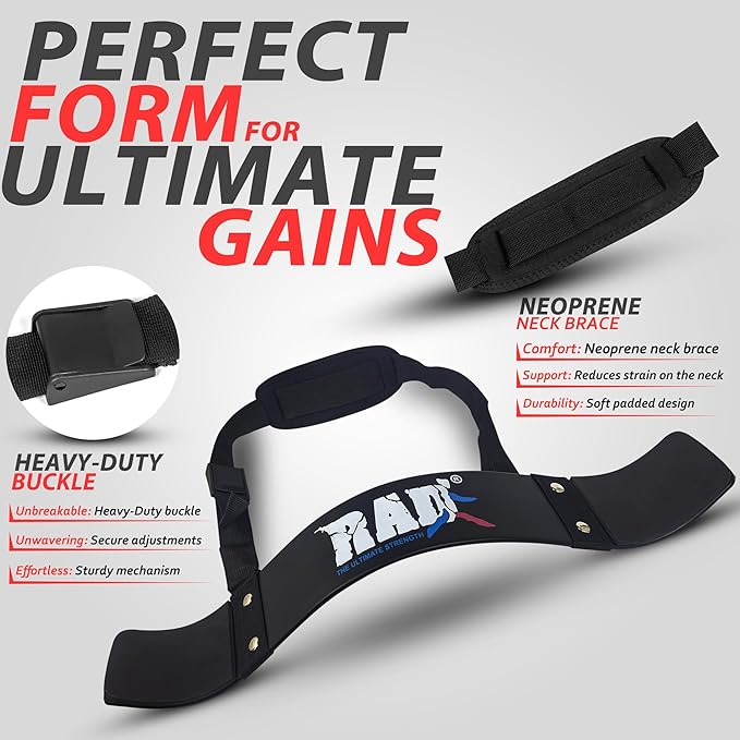 RAD Arm Blaster for Biceps & Triceps - Build Powerful Arms with Bicep Blaster Curl Support Isolator - Bicep Curl Machine