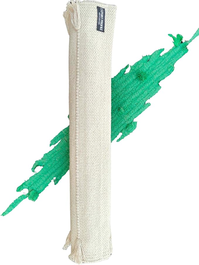 Indian Handmade100 % Organic Anti Skid Multi Colour Cotton Yoga Mat - Eco-Friendly Hand-Woven Rug - Non-Slip & Thick (24”x72”x5mm) for Hot yoga & Everyday Fitness at Home - Comfortable & Foldable Extra-Long Mat
