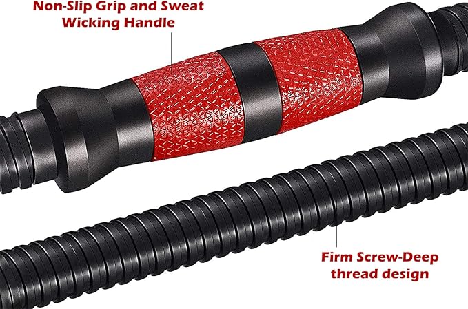 2021 Adjustable Dumbbells Set Weight to 88Lbs / 110Lbs, Free Weight with Connecting Rod Used As Barbell, Ab Roller for Home Gym Work Out Training Fitness Equipment All-Purpose