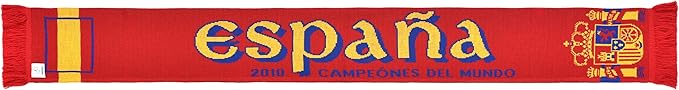 Euroscarves Spain Espana Soccer Knit Scarf