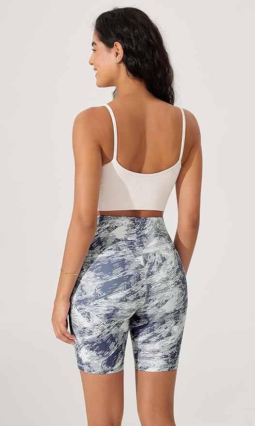 ODODOS Women's Tummy Control Biker Shorts 2.0 with Pockets High Waist Athletic Workout Yoga Shorts-3.5''/ 5"/ 8" / 10" Inseam