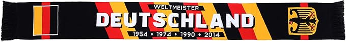 Euroscarves Germany Deutschland Soccer HD Knit Scarf