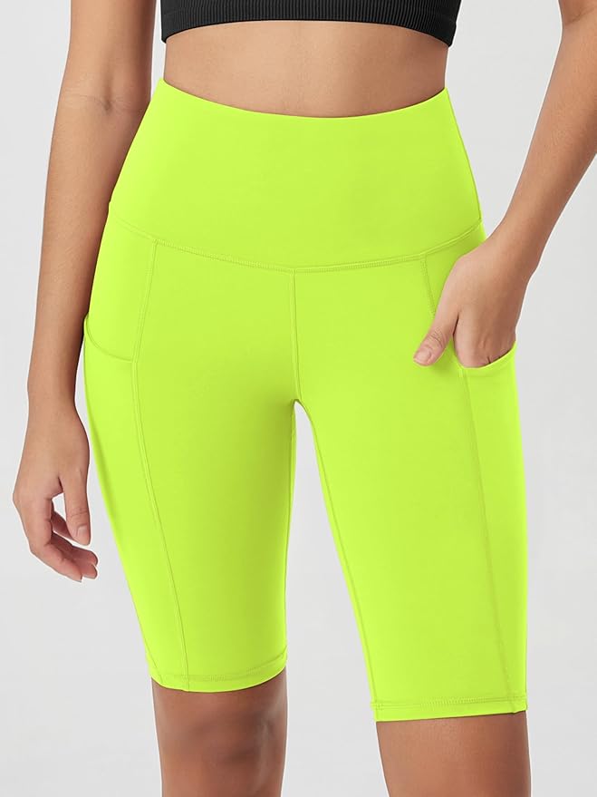 ODODOS Women's Tummy Control Biker Shorts 2.0 with Pockets High Waist Athletic Workout Yoga Shorts-3.5''/ 5"/ 8" / 10" Inseam