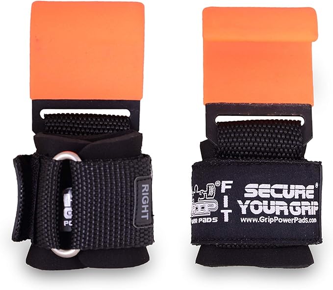Premium Weight Lifting Hooks & Straps for Pull Ups & Deadlifts - Padded, Heavy Duty, Power Lifting Grips for Men & Women