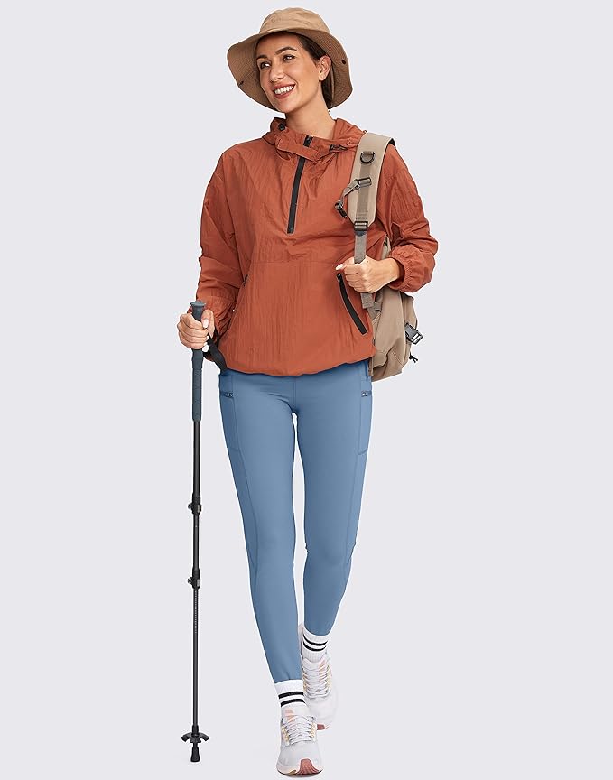 G Gradual Women's Fleece Lined Winter Leggings with Pockets Water Resistant High Waisted Thermal Warm Pants Running Hiking